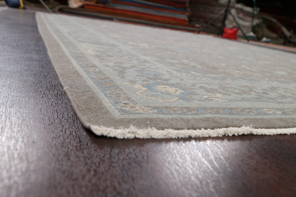 Silver Washed Ziegler Turkish Area Rug 9x12