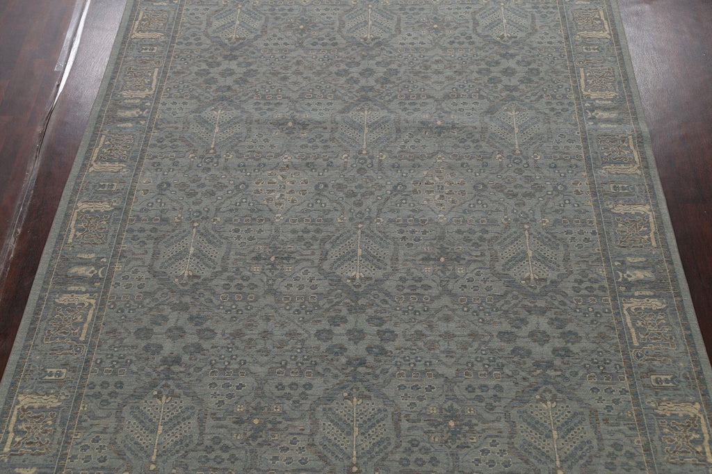 Silver Washed Ziegler Turkish Area Rug 9x13