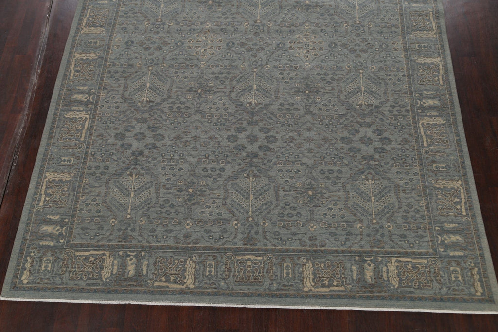 Silver Washed Ziegler Turkish Area Rug 9x13