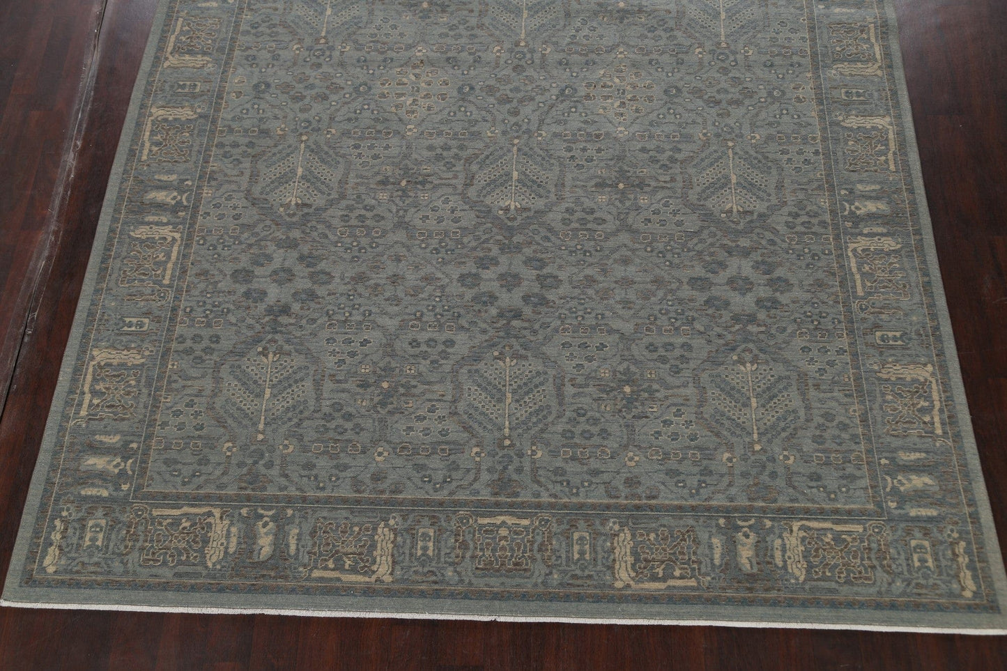 Silver Washed Ziegler Turkish Area Rug 9x13