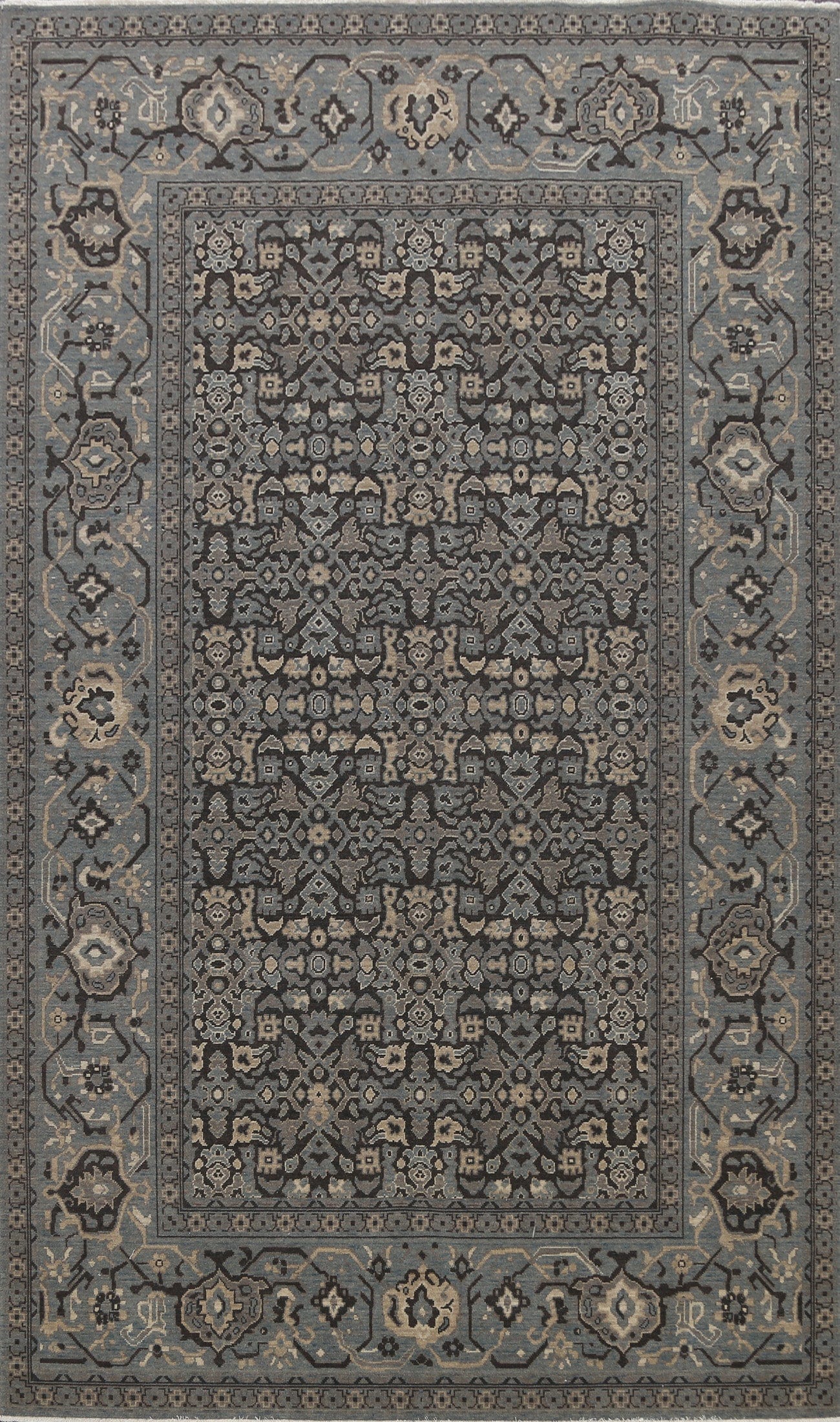 Geometric  Ziegler Turkish Area Rug 7x10