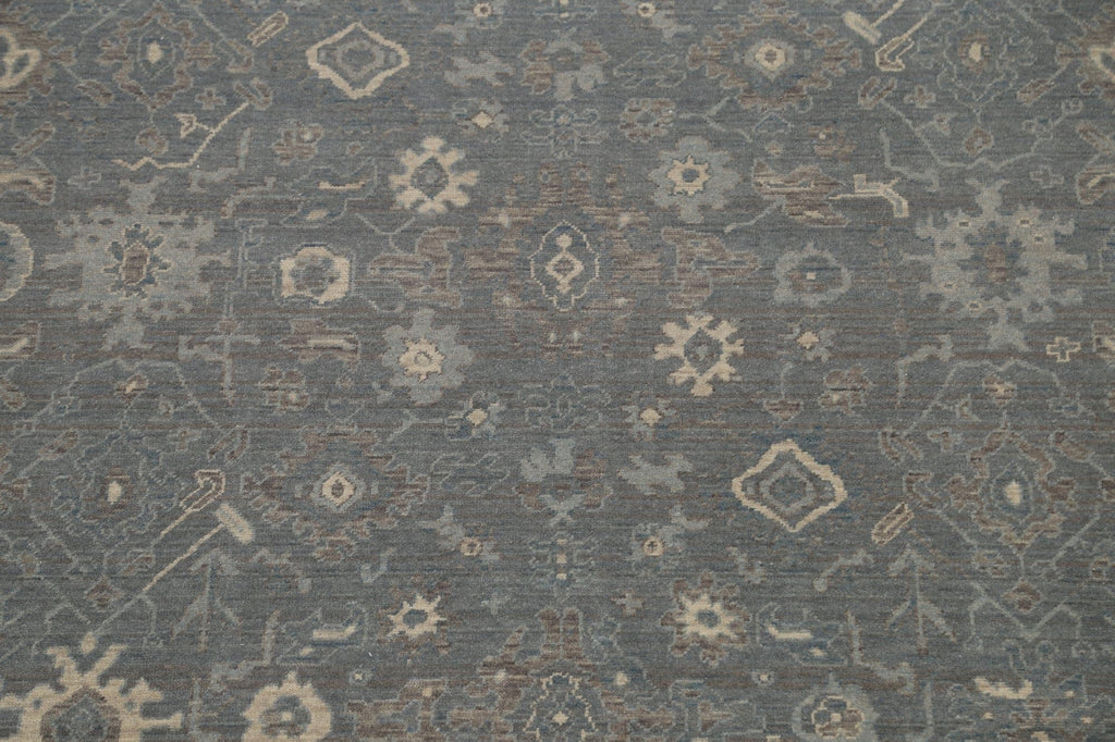 Silver Washed Ziegler Turkish Area Rug 7x10