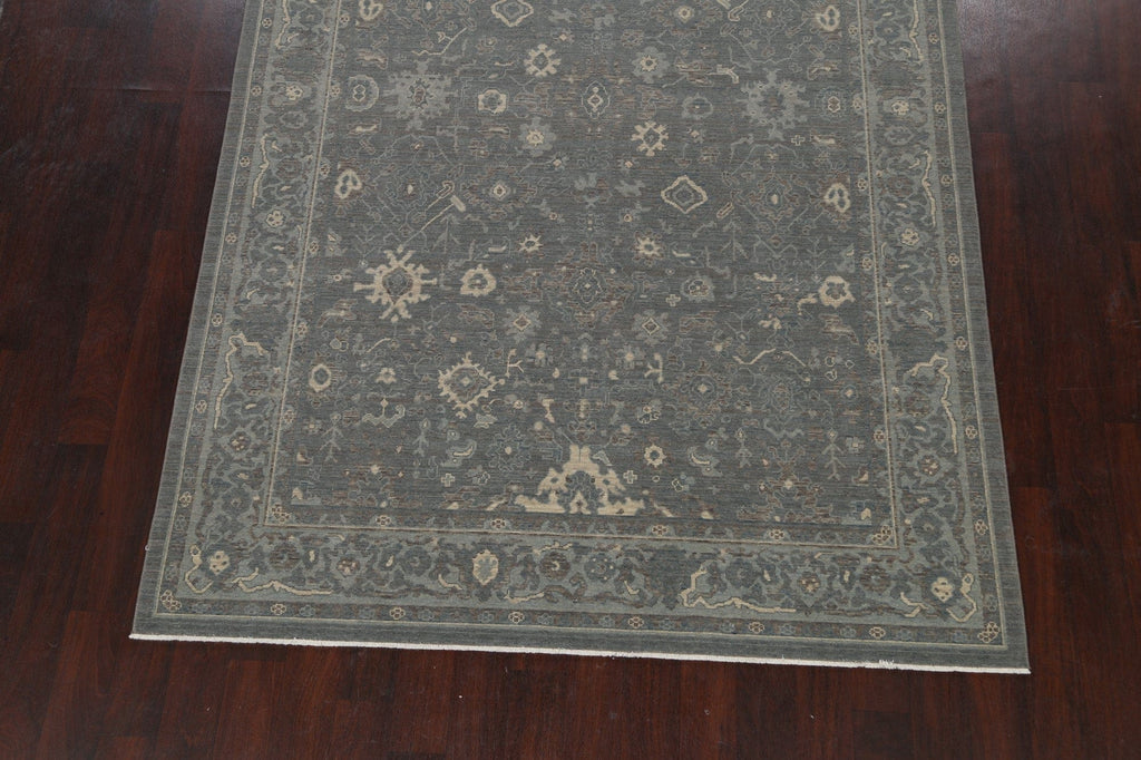 Silver Washed Ziegler Turkish Area Rug 7x10