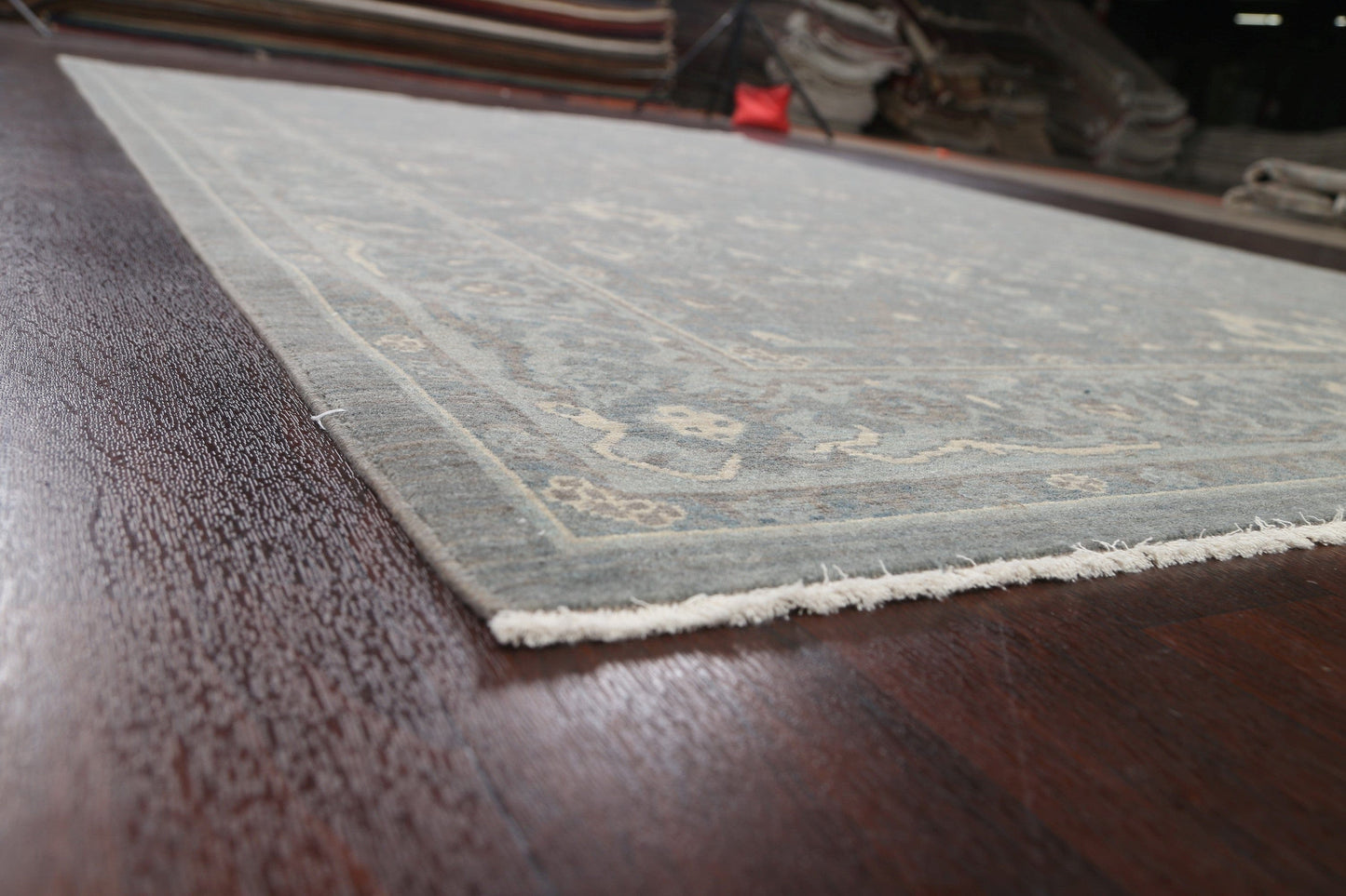 Silver Washed Ziegler Turkish Area Rug 7x10