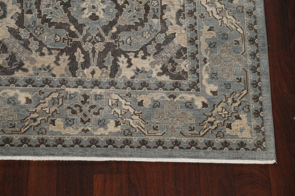 Silver Washed Ziegler Turkish Area Rug 7x10