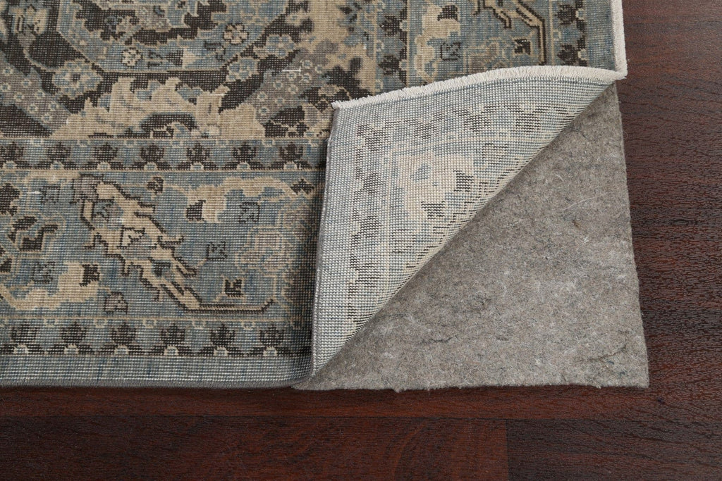 Silver Washed Ziegler Turkish Area Rug 7x10