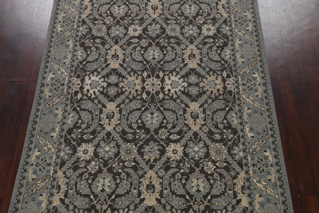 Silver Washed Ziegler Turkish Area Rug 7x10