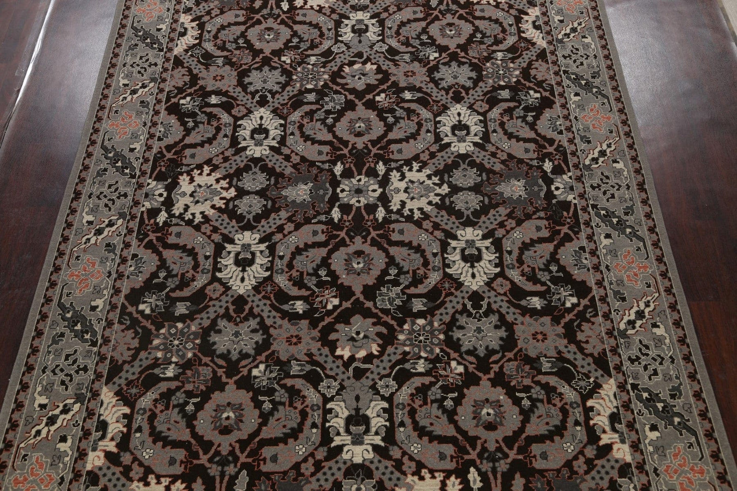 Silver Washed Ziegler Turkish Area Rug 9x12