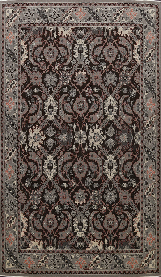 Silver Washed Ziegler Turkish Area Rug 9x12