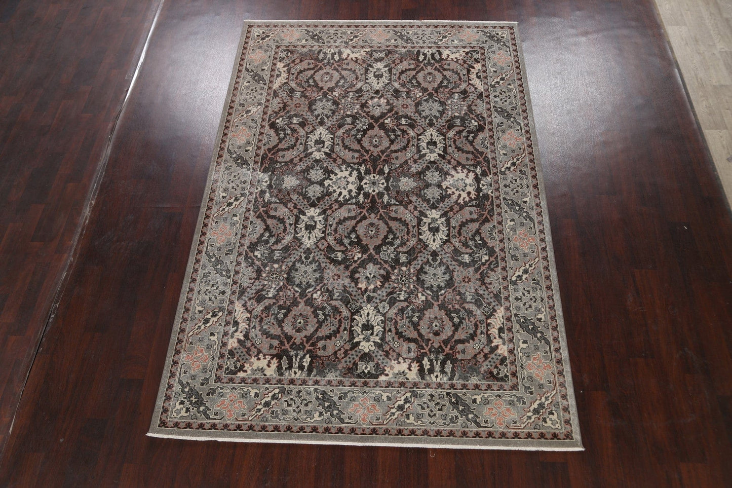 Silver Washed Ziegler Turkish Area Rug 7x10