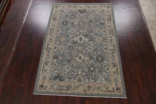 Silver Washed Ziegler Turkish Area Rug 7x10