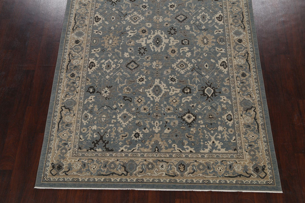 Silver Washed Ziegler Turkish Area Rug 7x10