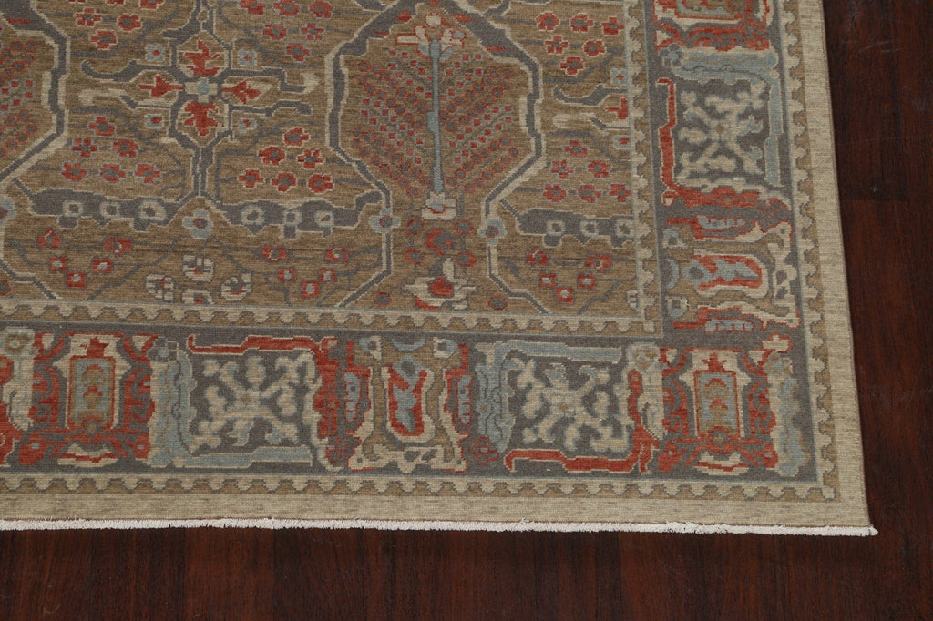 Silver Washed Ziegler Turkish Area Rug 9x12