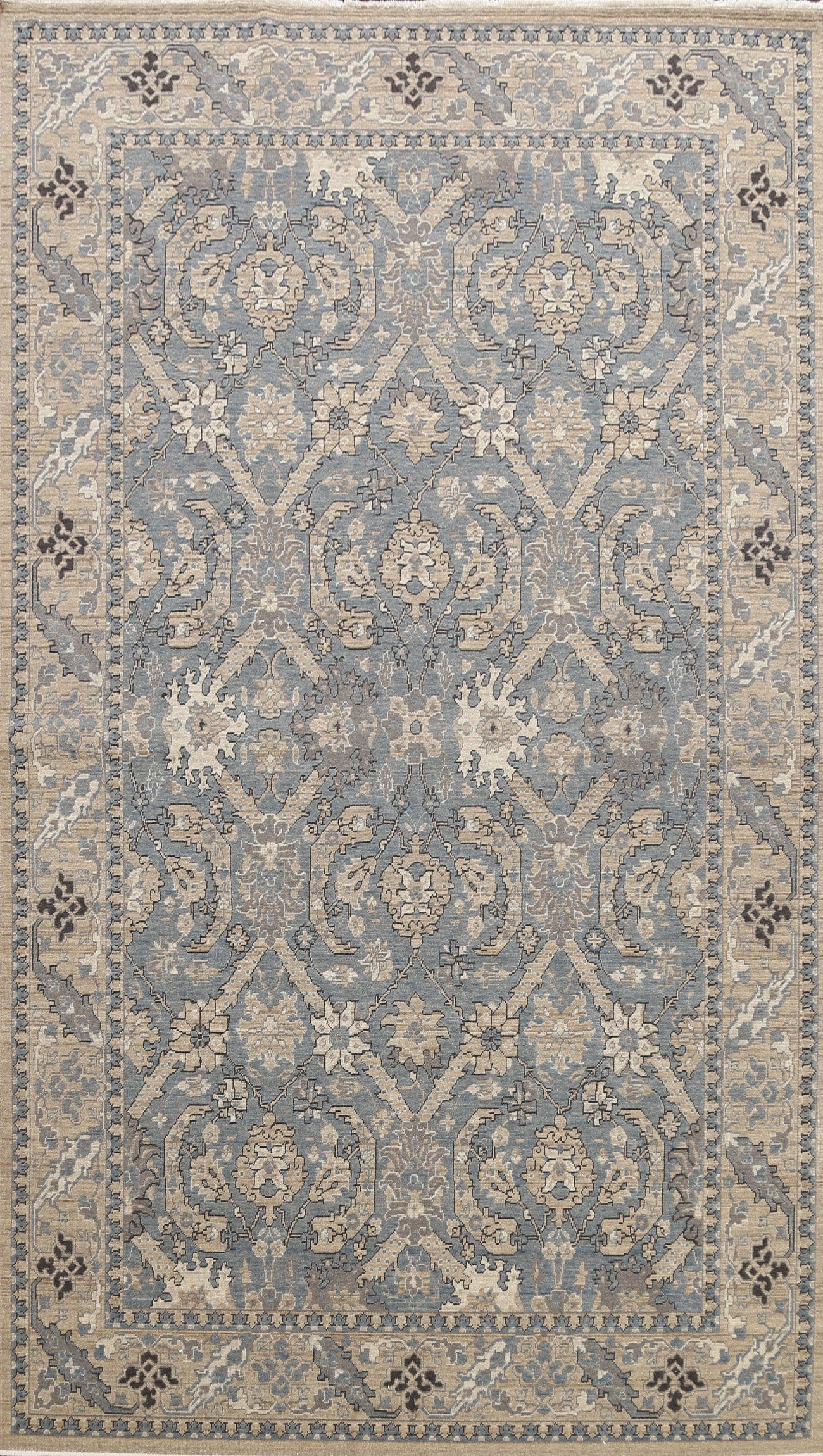 Geometric Ziegler Turkish Area Rug 7x10