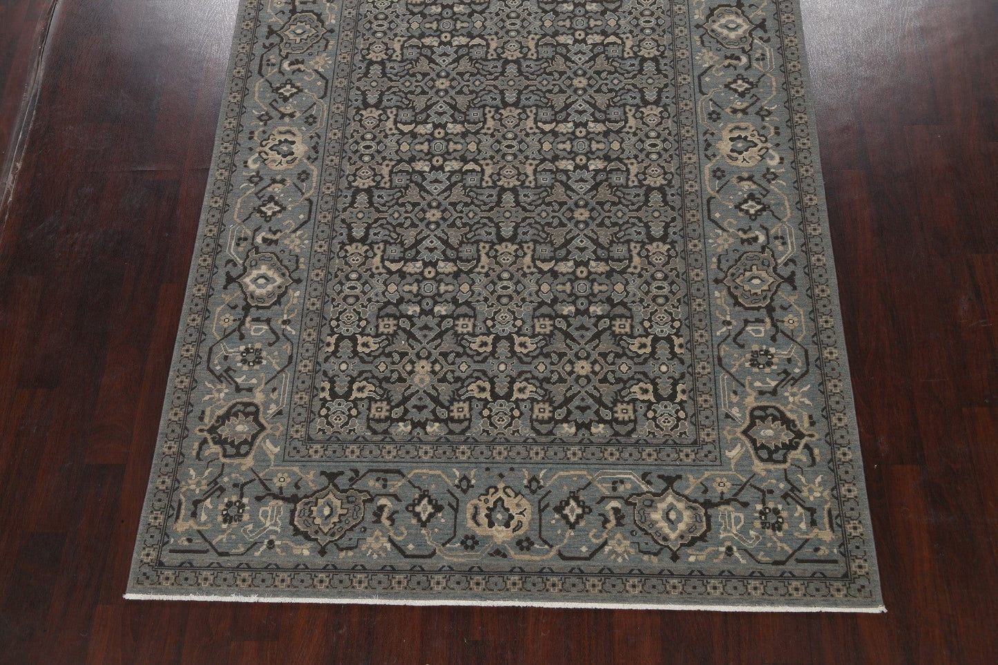 Silver Washed Ziegler Turkish Area Rug 7x10