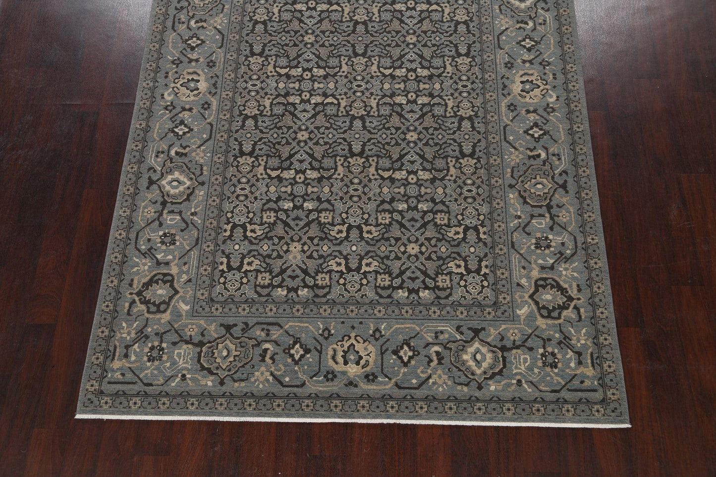 Silver Washed Ziegler Turkish Area Rug 7x10