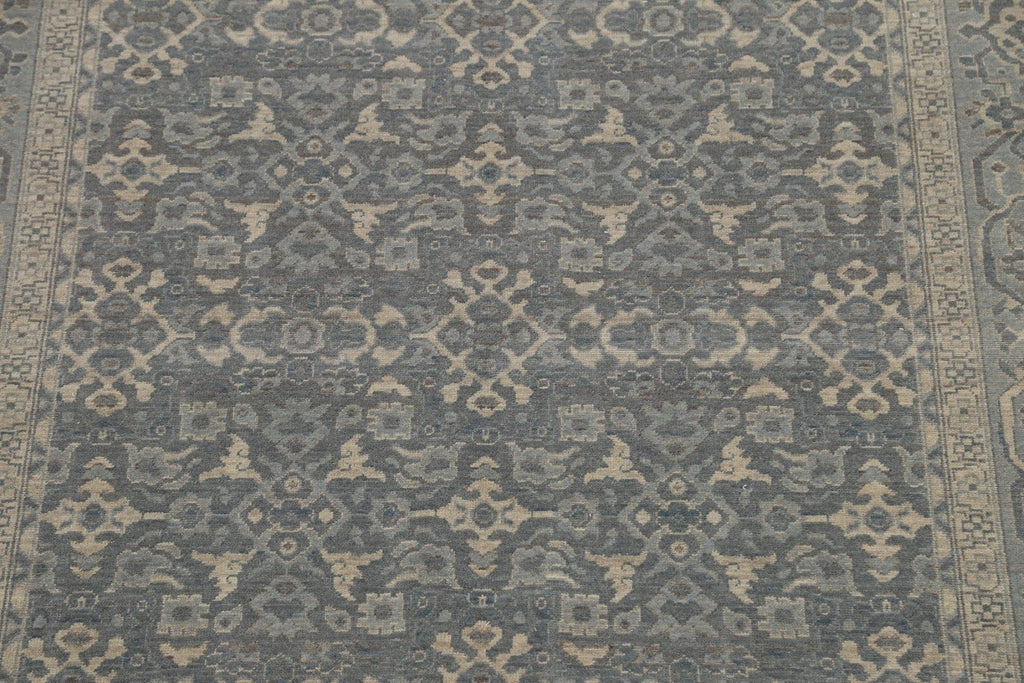 Silver Washed Ziegler Turkish Area Rug 7x10