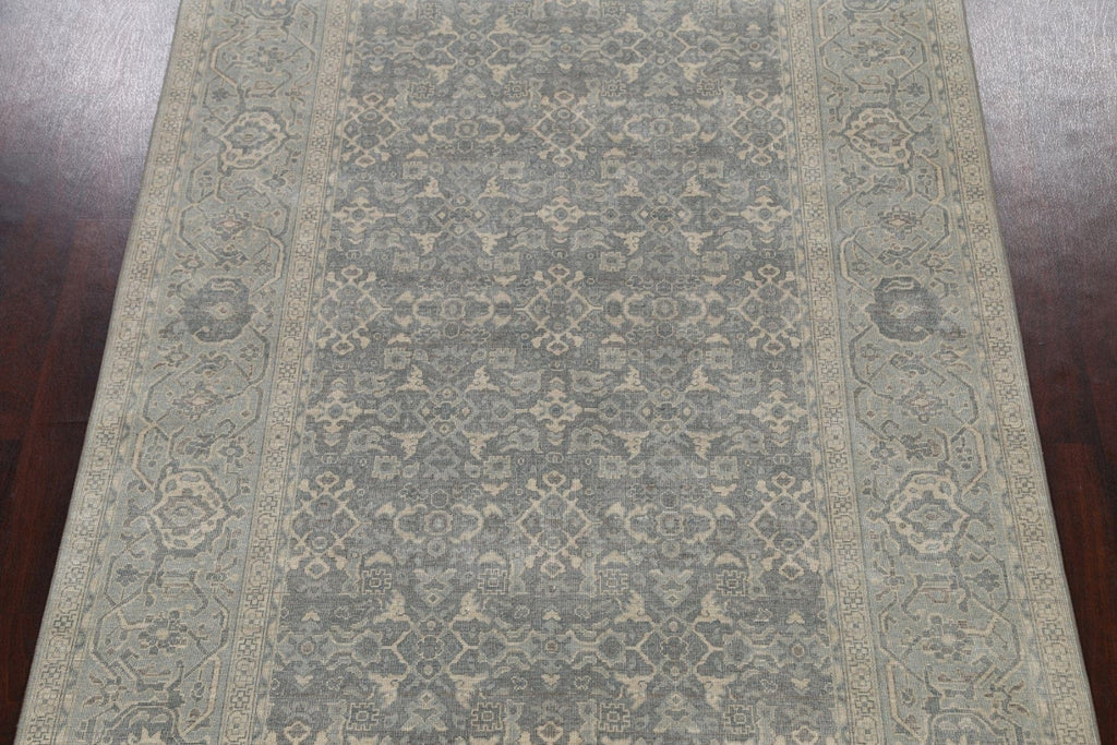 Silver Washed Ziegler Turkish Area Rug 7x10