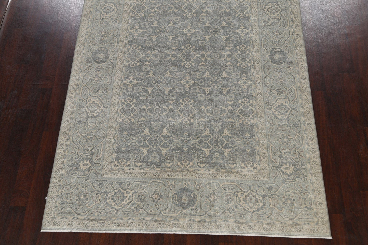 Silver Washed Ziegler Turkish Area Rug 7x10