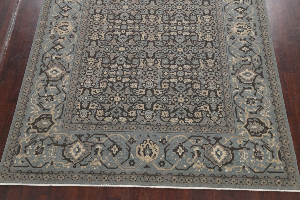 Silver Washed Ziegler Turkish Area Rug 9x12