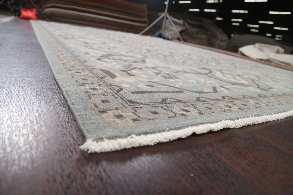 Silver Washed Ziegler Turkish Area Rug 9x12