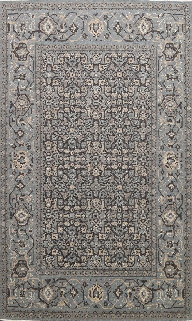 Silver Washed Ziegler Turkish Area Rug 9x12