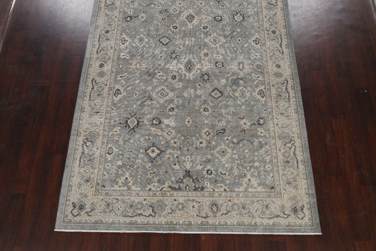 Silver Washed Ziegler Turkish Area Rug 7x10