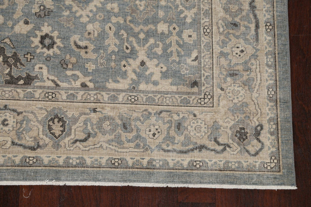 Silver Washed Ziegler Turkish Area Rug 7x10