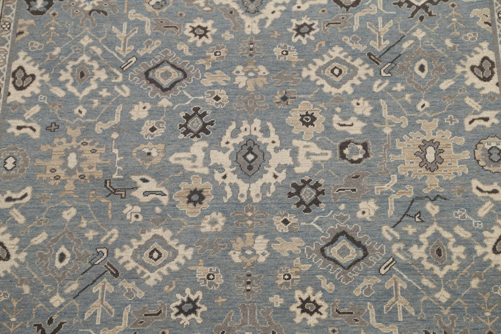 Silver Washed Ziegler Turkish Area Rug 7x10