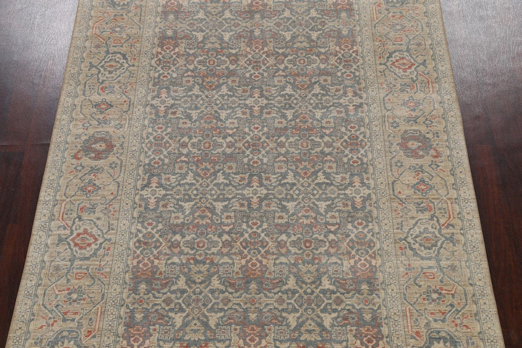 Silver Washed Ziegler Turkish Area Rug 7x10