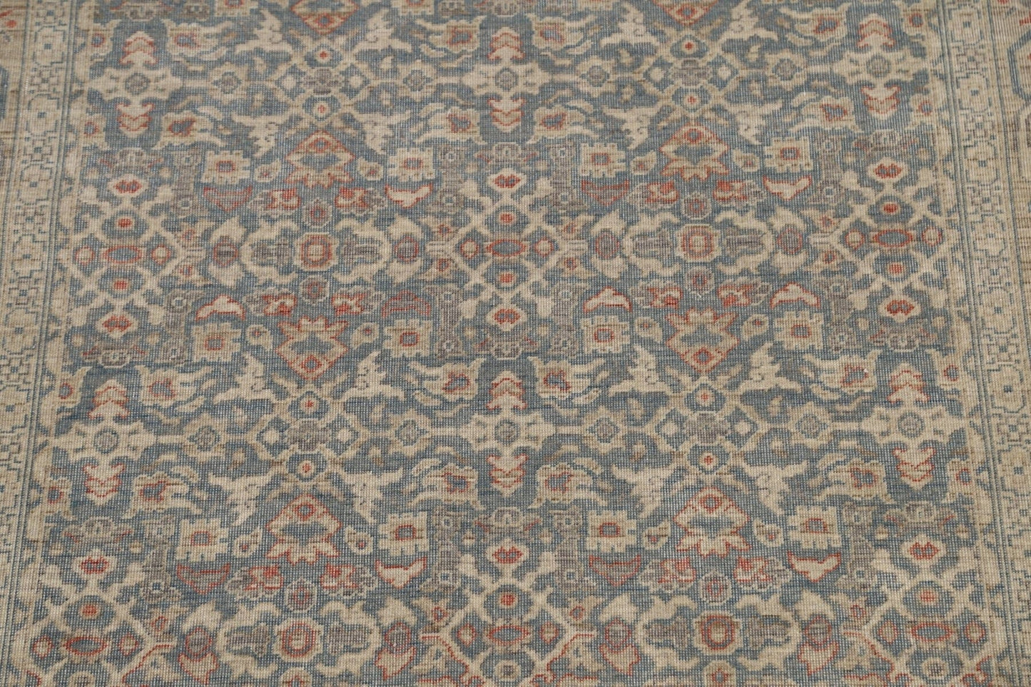 Silver Washed Ziegler Turkish Area Rug 7x10