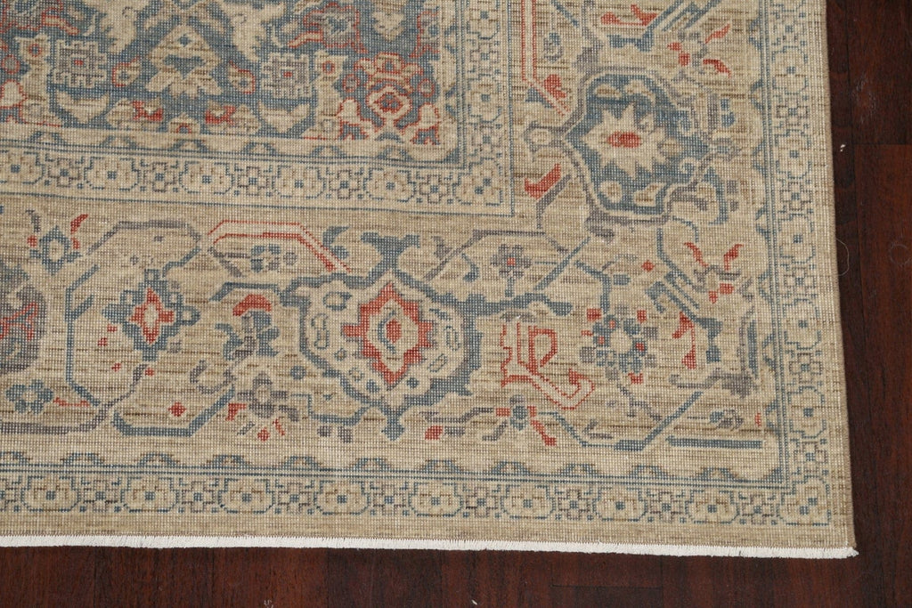 Silver Washed Ziegler Turkish Area Rug 7x10