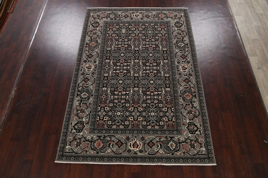 Silver Washed Ziegler Turkish Area Rug 7x10