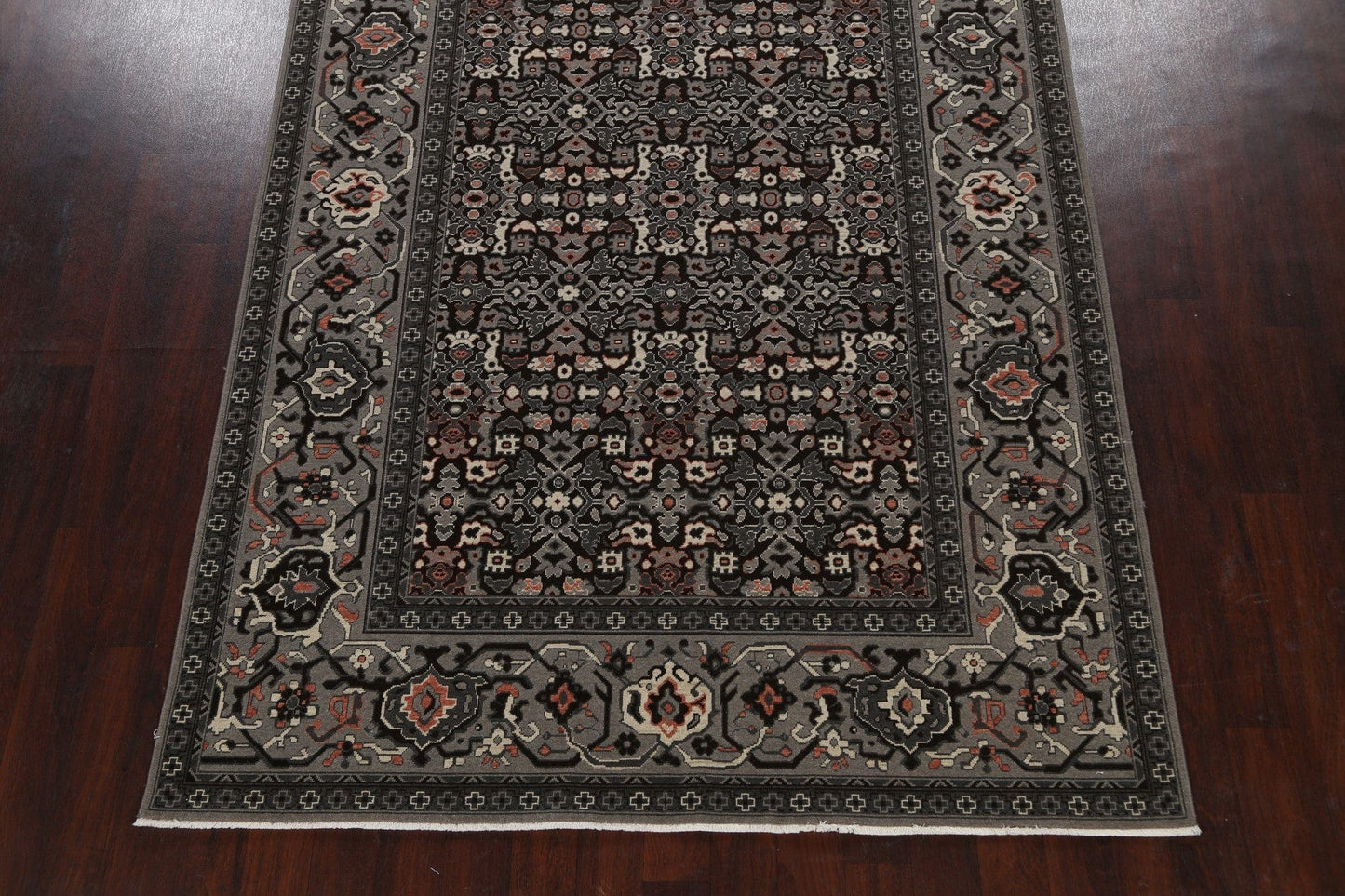 Silver Washed Ziegler Turkish Area Rug 7x10