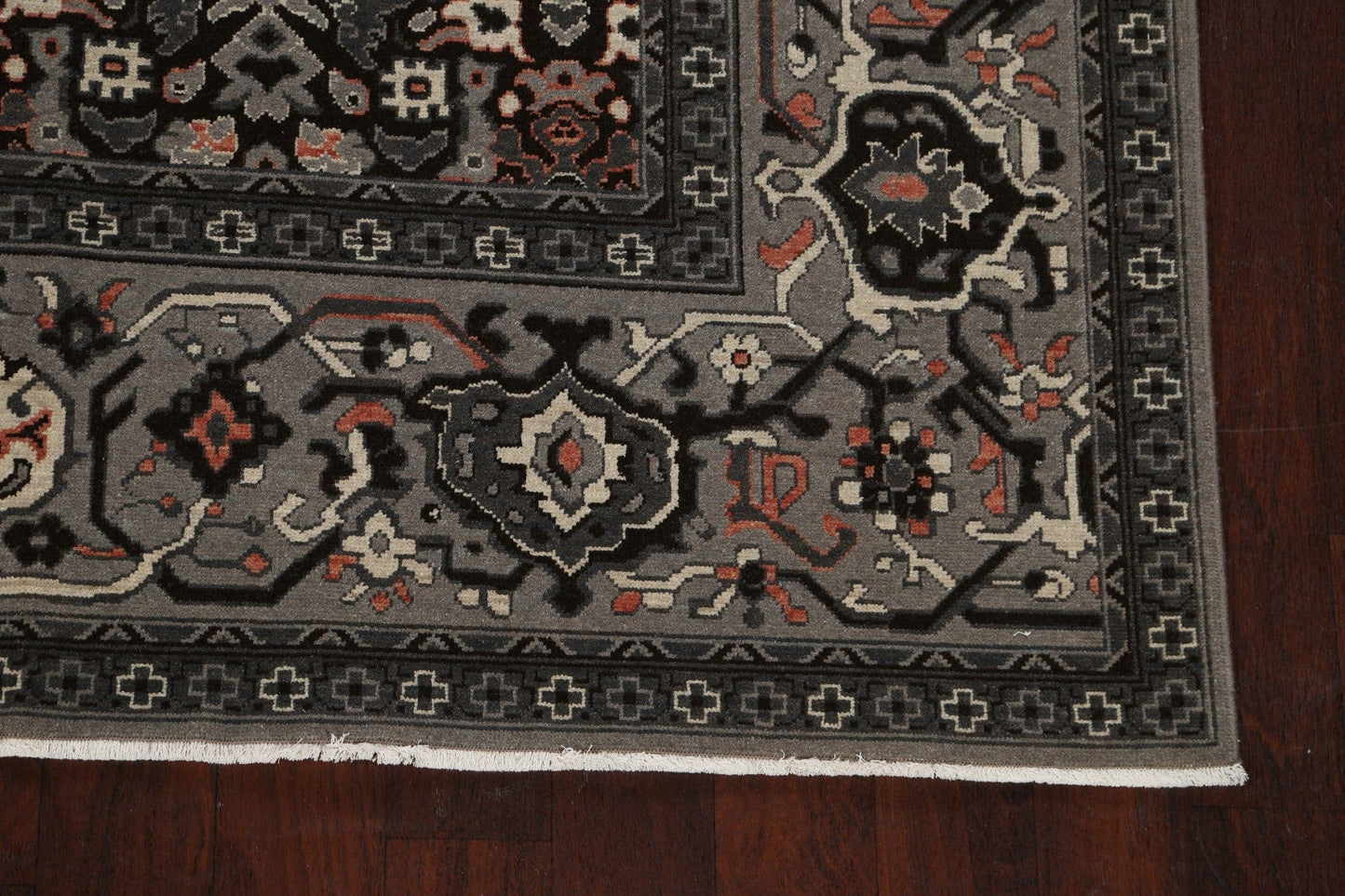 Silver Washed Ziegler Turkish Area Rug 7x10