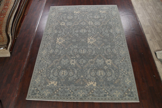 Silver Washed Ziegler Turkish Area Rug 9x12