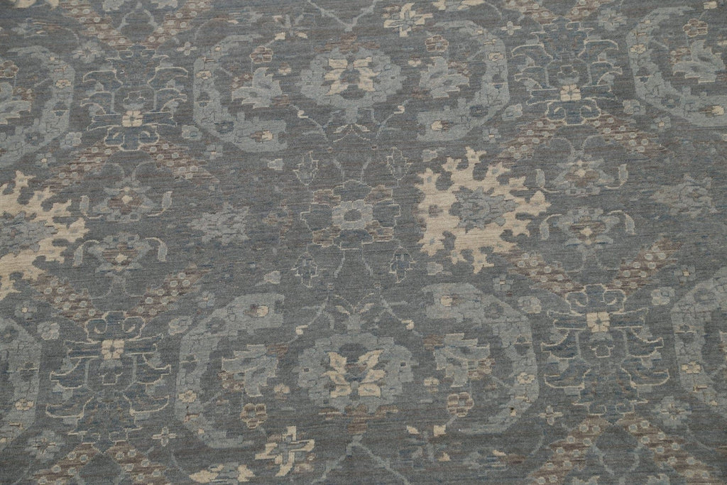 Silver Washed Ziegler Turkish Area Rug 9x12