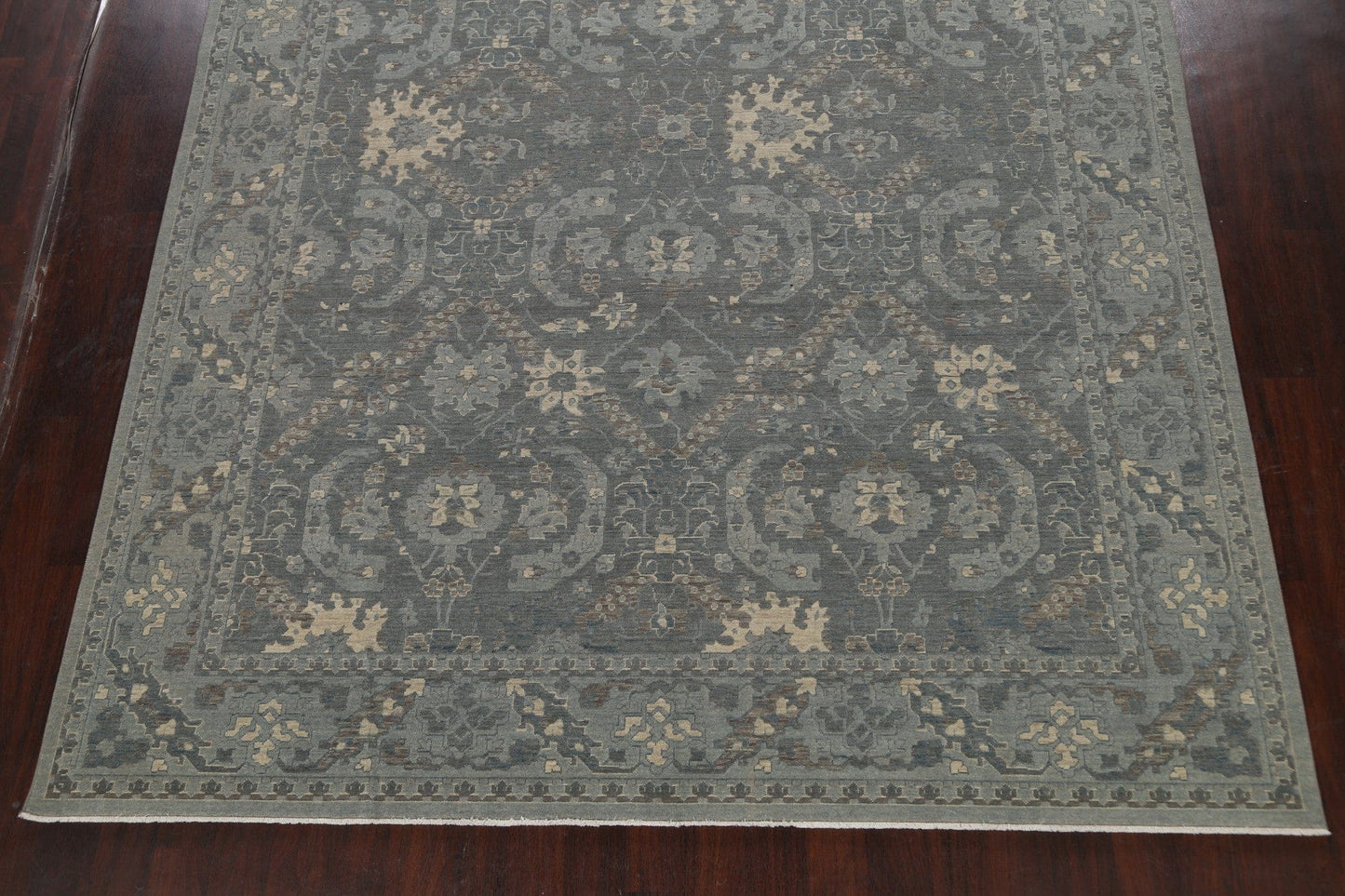 Silver Washed Ziegler Turkish Area Rug 9x12