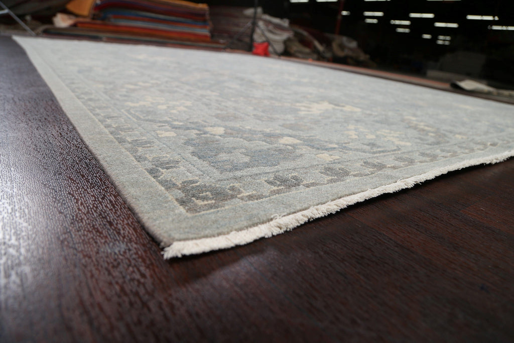 Silver Washed Ziegler Turkish Area Rug 9x12