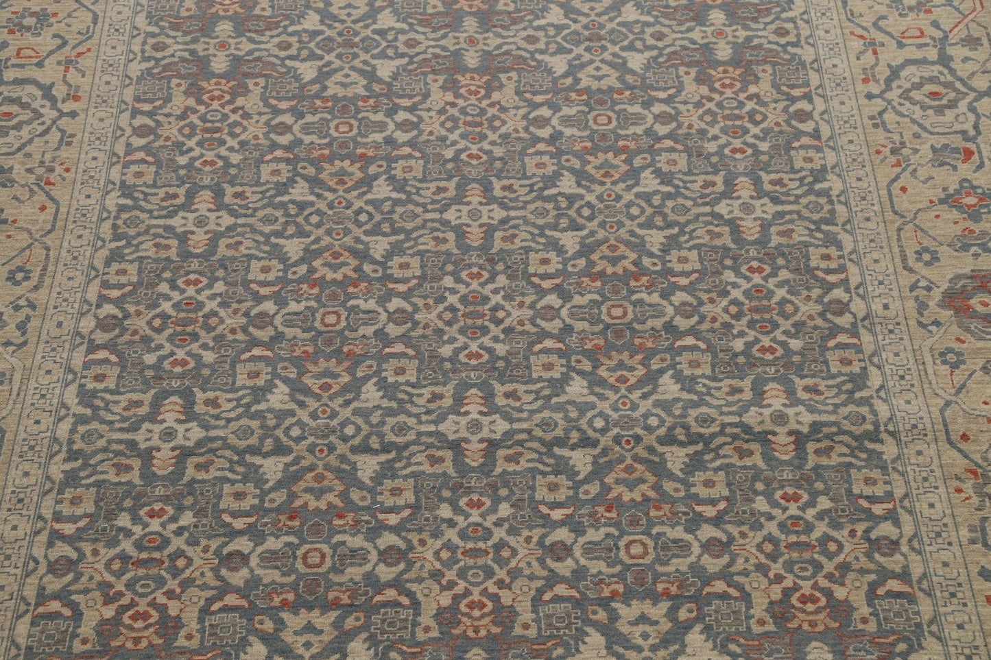 All-Over Ziegler Oushak Turkish Wool Area Rug 10x13