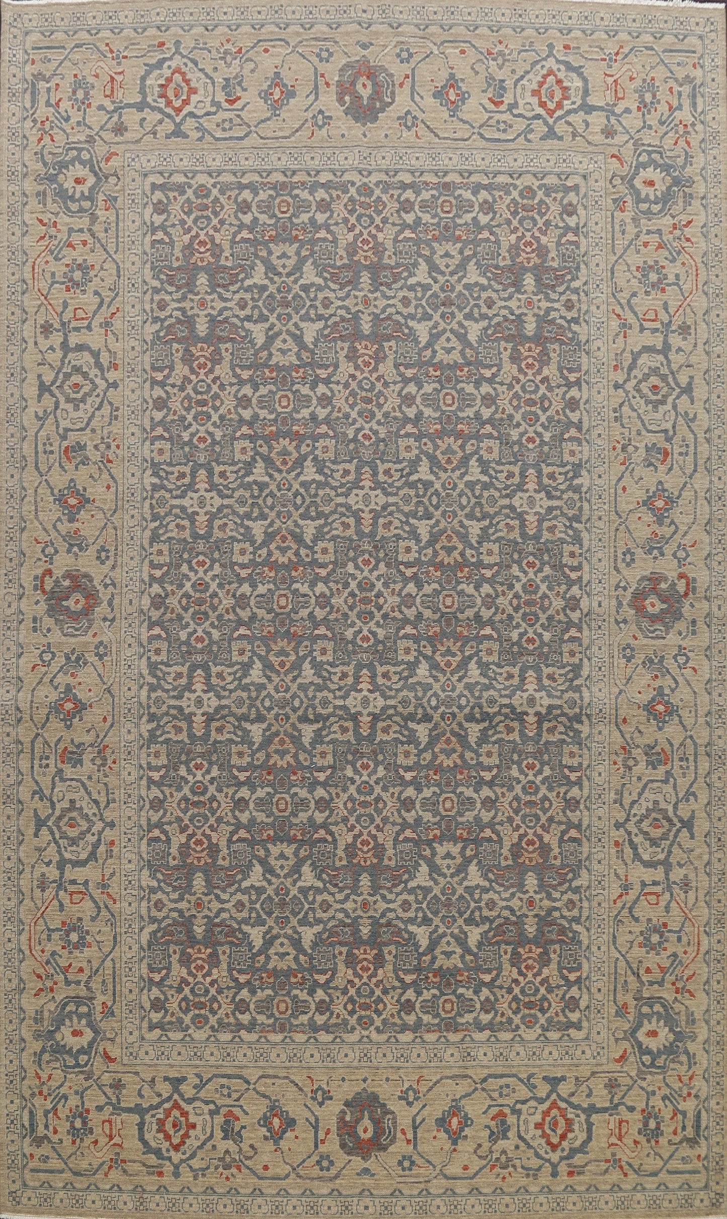 All-Over Ziegler Oushak Turkish Wool Area Rug 10x13