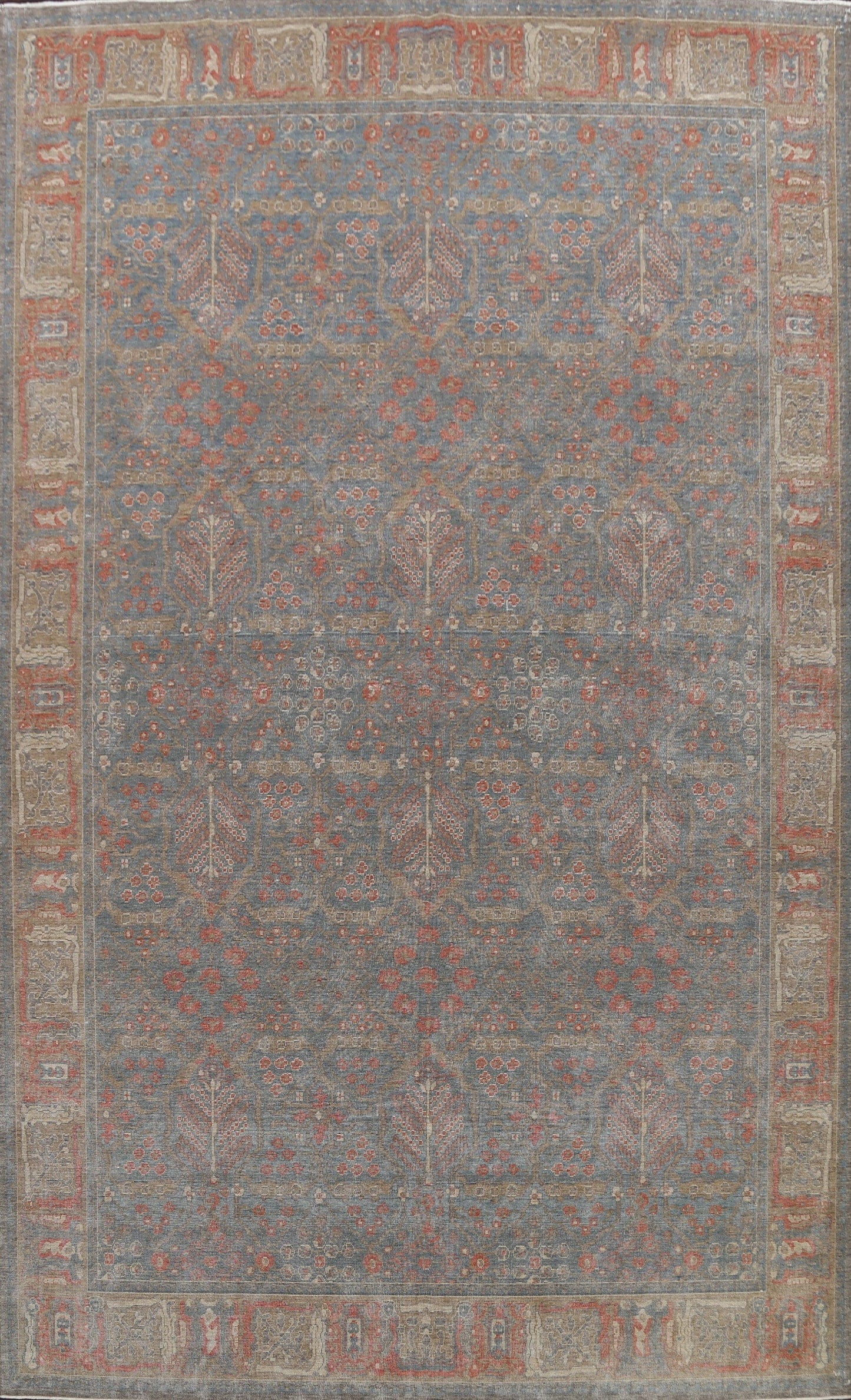 All-Over Ziegler Oushak Turkish Wool Area Rug 10x13