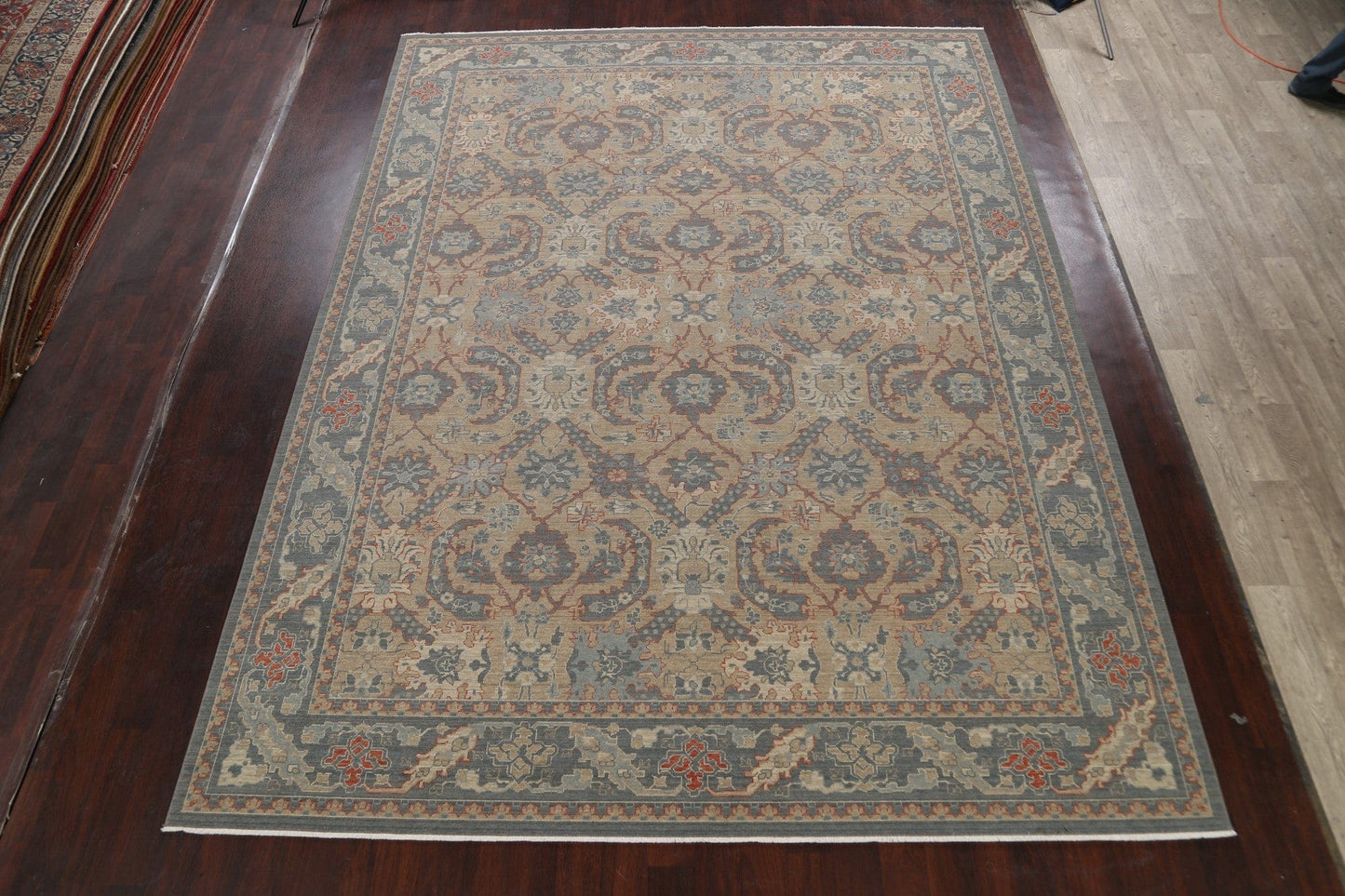 All-Over Ziegler Oushak Turkish Wool Area Rug 10x13