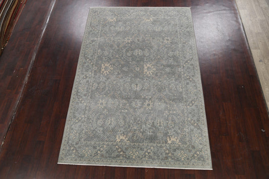 Silver Washed Ziegler Turkish Area Rug 7x10