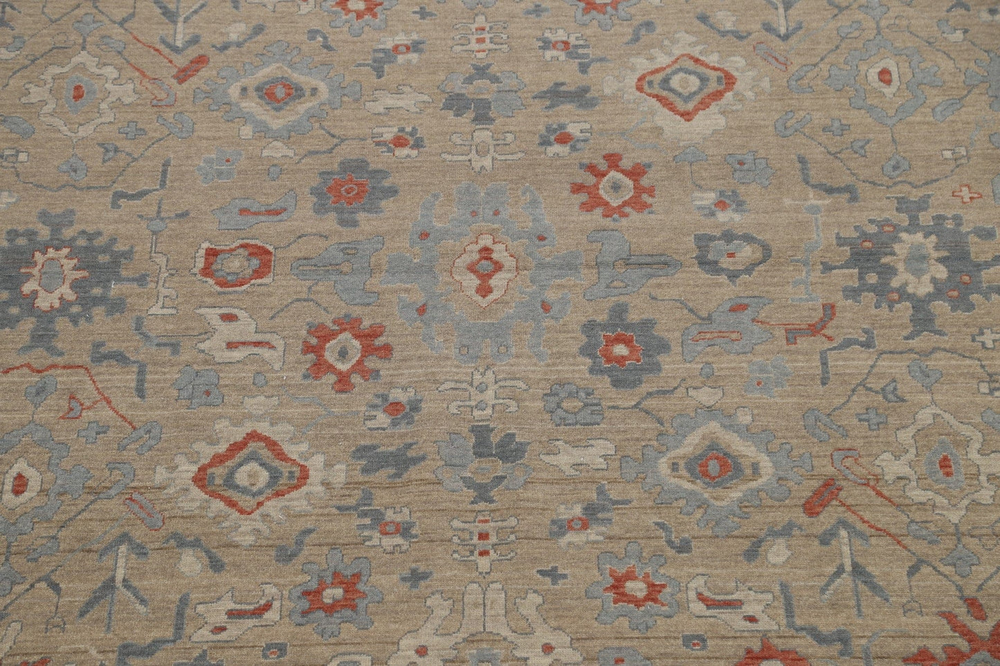 All-Over Ziegler Oushak Turkish Wool Area Rug 10x13