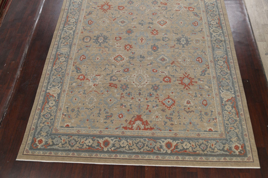 All-Over Ziegler Oushak Turkish Wool Area Rug 10x13