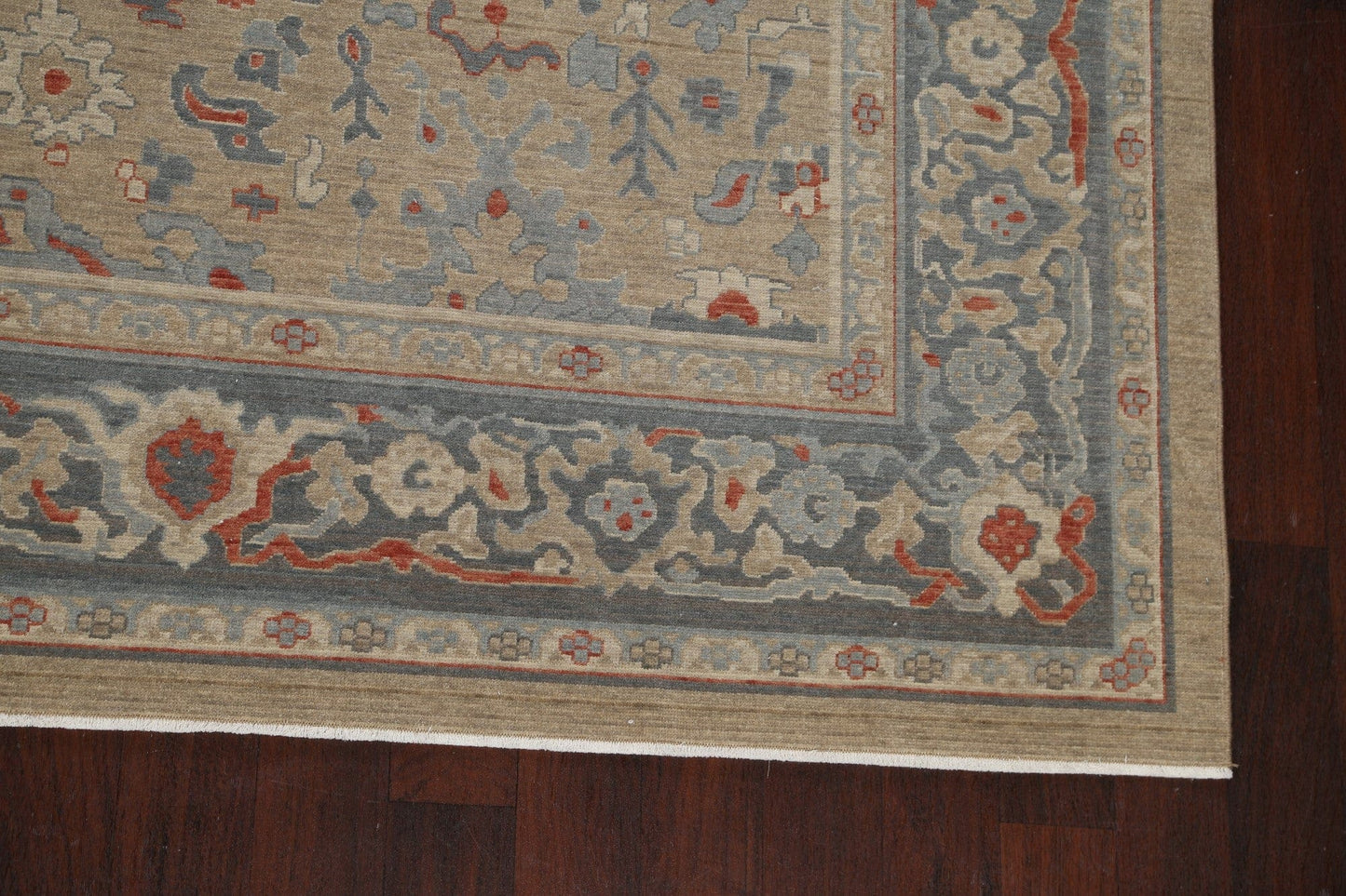 All-Over Ziegler Oushak Turkish Wool Area Rug 10x13