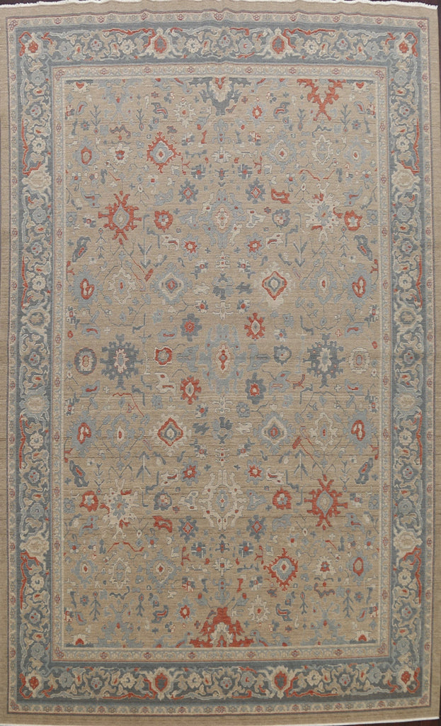 All-Over Ziegler Oushak Turkish Wool Area Rug 10x13