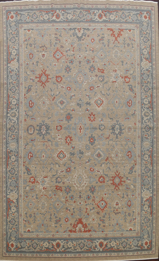 All-Over Ziegler Oushak Turkish Wool Area Rug 10x13