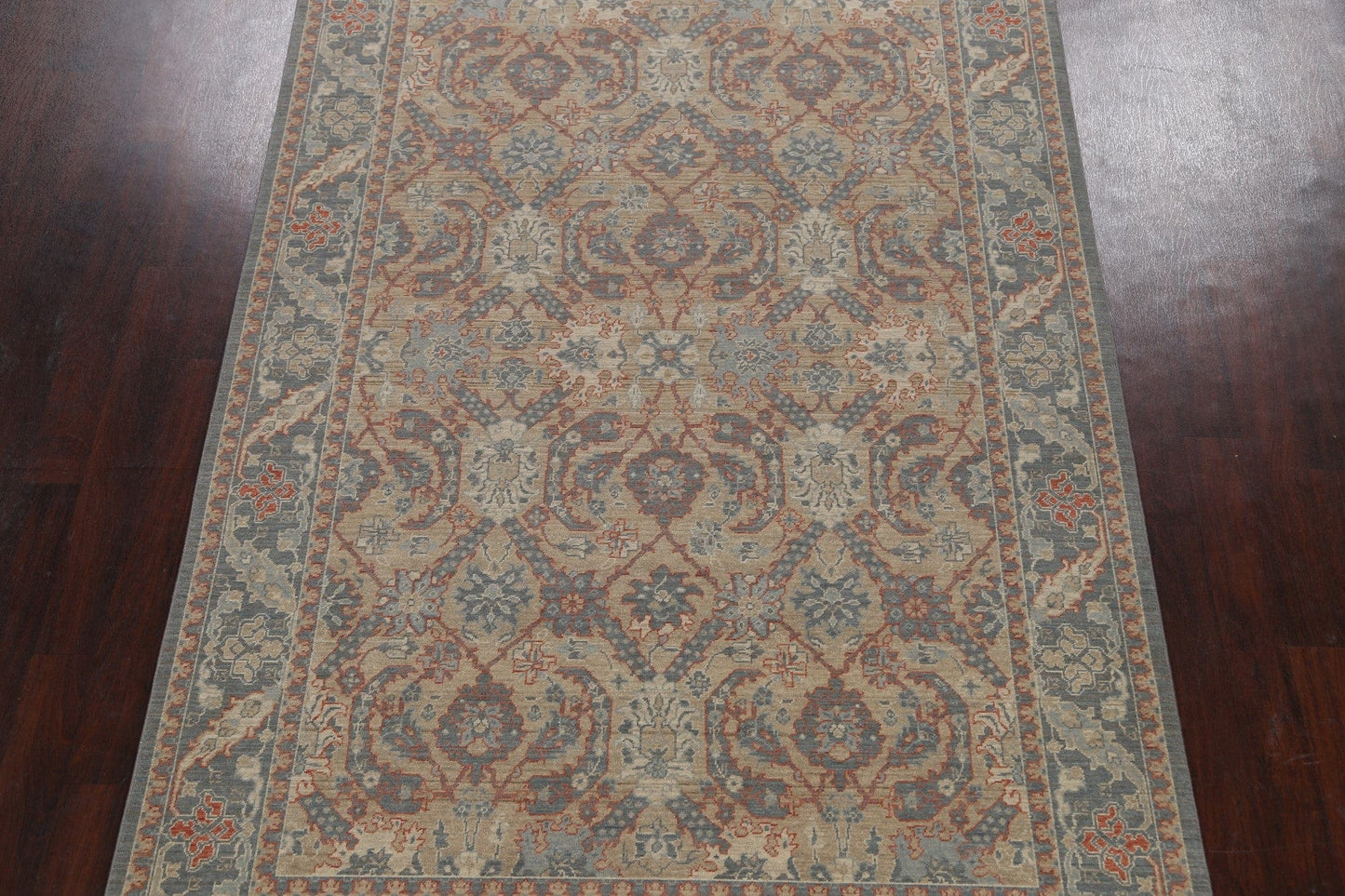 All-Over Ziegler Oushak Turkish Wool Area Rug 7x10